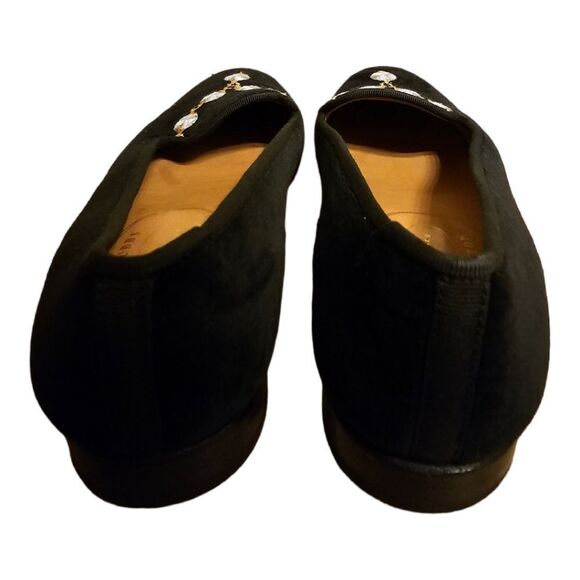 SOLD!!! STUBBS & WOOTTON Embroidered Velvet Loafers - Size 7 - Picture 2 of 6